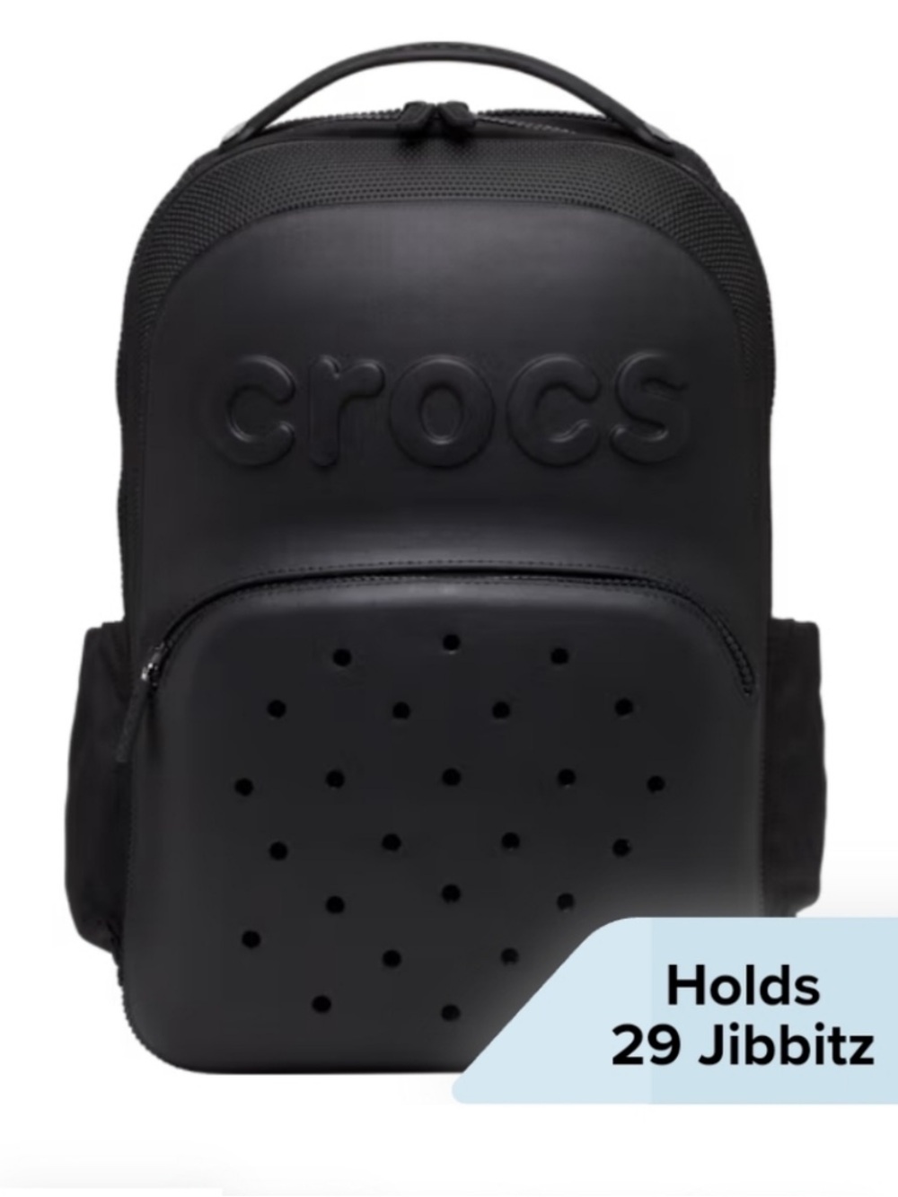 NWOT Classic Crocs Backpack Black Holds 29 Jibbitz